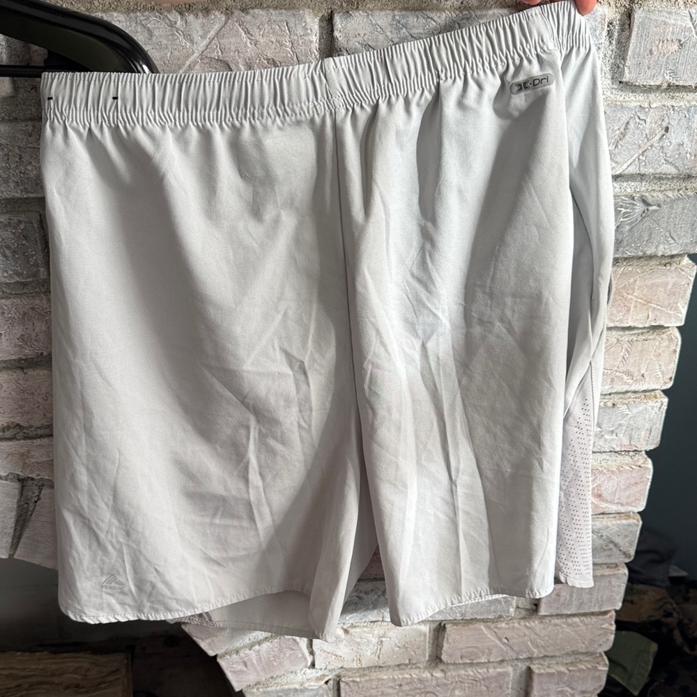 RBX Light Gray Men's Athletic Shorts - Picture 5 of 5